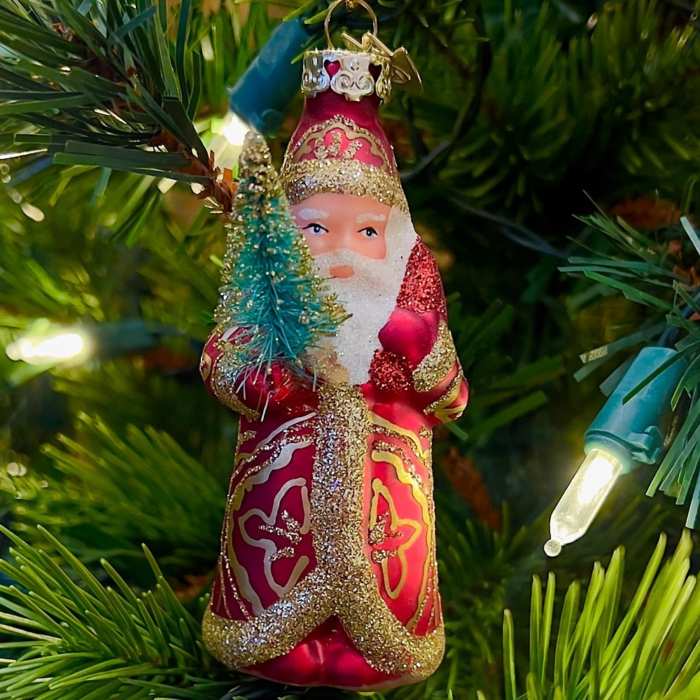 Дед Мороз , ёлочное украшение в ассортименте, 9 см