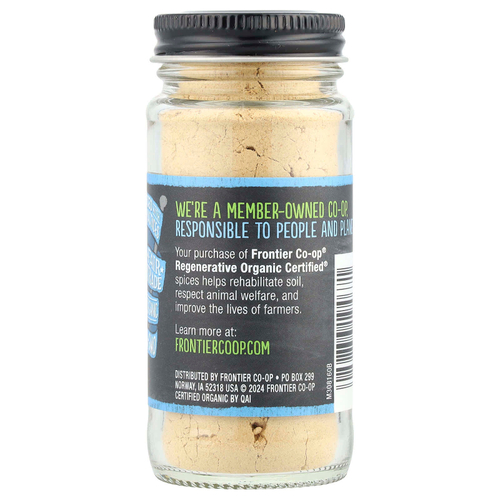 Frontier Co-op, Органический молотый имбирь, 37 г (1,31 унции)