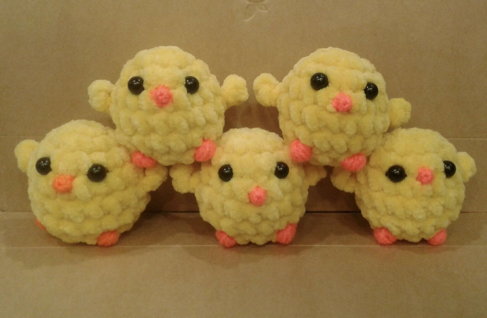 Мягкая игрушка Цыплёнок, 3 шт , Антистресс