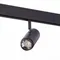 ST357.436.06 Магнитный трековый светильник ZOOM Черный LED 1*6W 3000K 667Lm Ra>80 10-60° IP20 L137xW СКАЙЛАЙН 48V