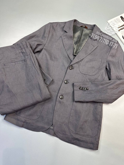 Льняной летний костюм Loro Piana