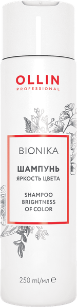 OLLIN BIONIKA Шампунь для окрашенных волос "Яркость цвета" 750мл