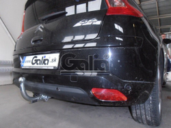 Фаркоп оцинкованный Galia C038C для Citroen C4 2004-2010, 2010-, Peugeot 307 2001-2007, Peugeot 308 2007-2012(паспорт и сертификат в комплекте)(без электрики)