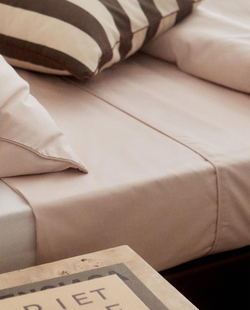 Простыня Zara Home перкаль, хлопок 100%, однотонный, 0132/089