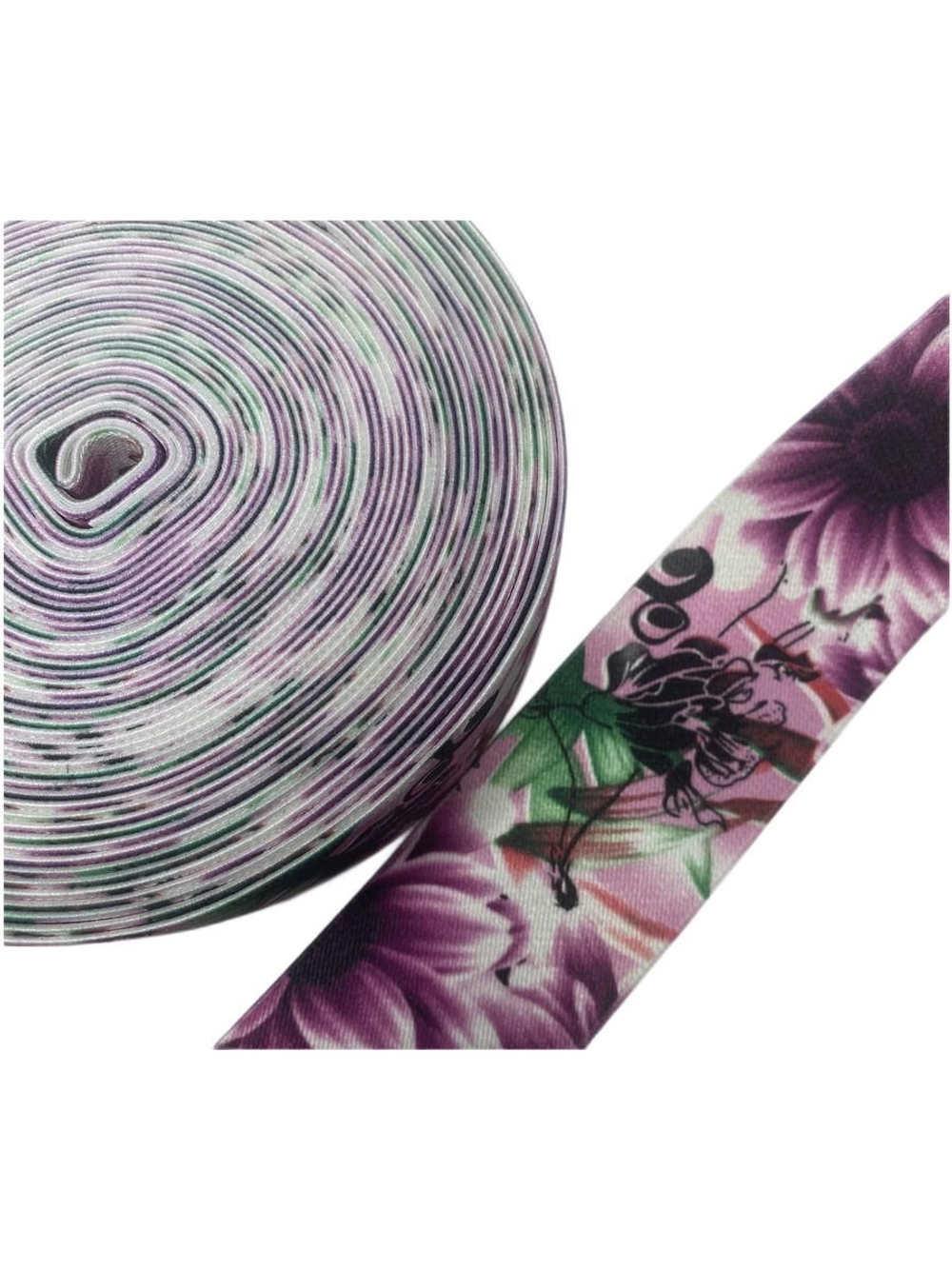 Резинка широкая 5 см цветная эластичная декоративная лента для поясов, одежды и рукоделия 1 м