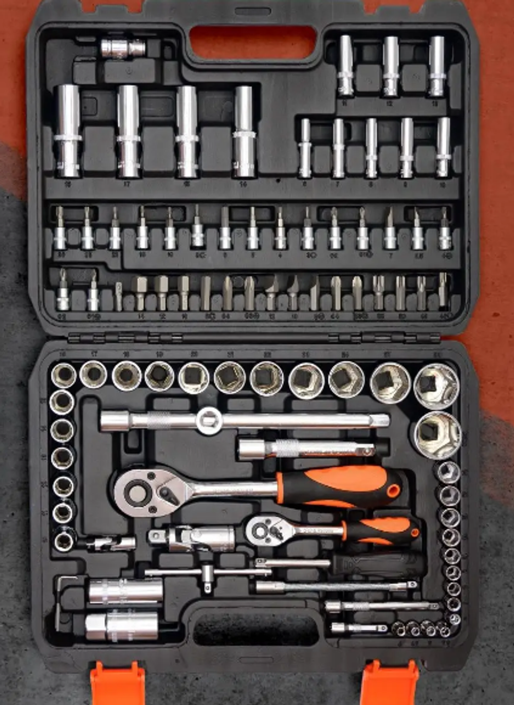 Набор инструмента  94пр CR-V 6гран. 1/4, 1/2"DR  94-CR-V