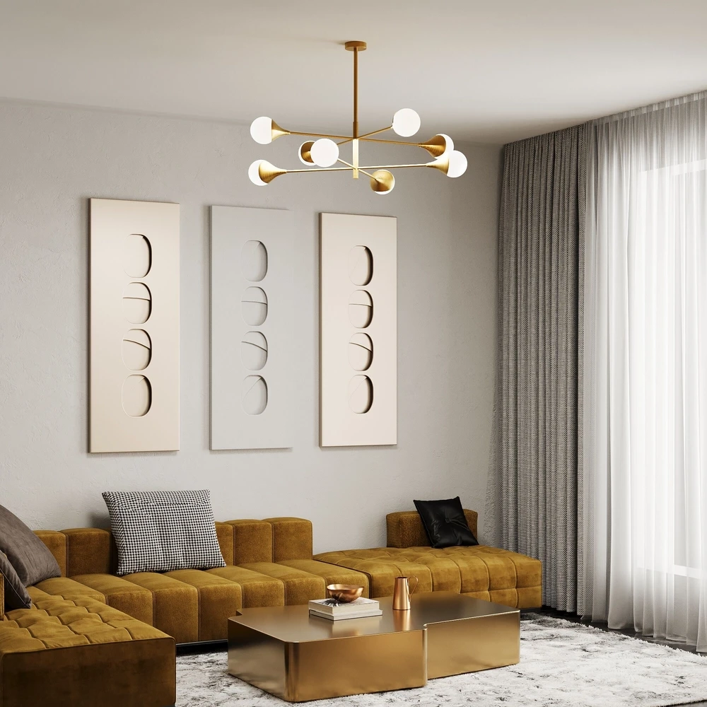 Люстра на штанге Eurosvet CALYX 60168/8 4690389208706