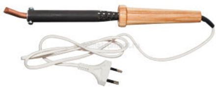 Электропаяльник с деревянной рукояткой, 100 Вт (BIG MACCA)