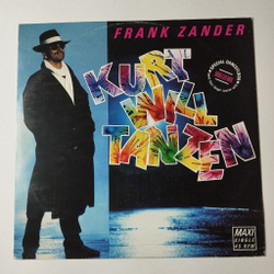 Винтажная виниловая пластинка LP Frank Zander Kurt Will Tanzen (Germany 1990) 45 RPM Maxi Single