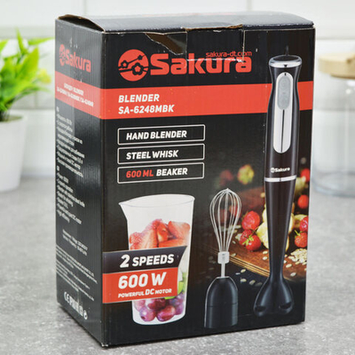 Блендерный набор SA-6248MBK 600Вт DC мотор венчик стакан