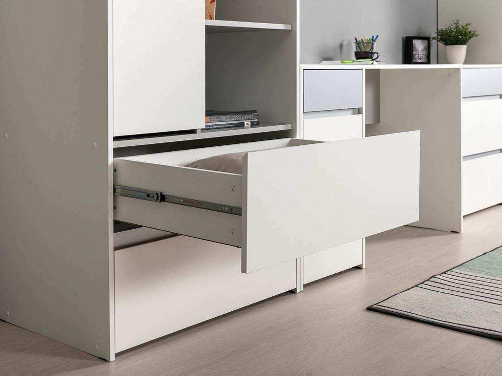 Торонто шкаф для одежды 13.333 Белый/Серый