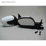 Зеркала боковые MIRROR (2шт) Бело-черн. (3298-09-WH)