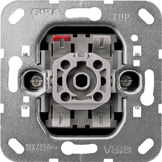 Выключатель клавишно-кнопочный Gira System 55 10A 250V 015100