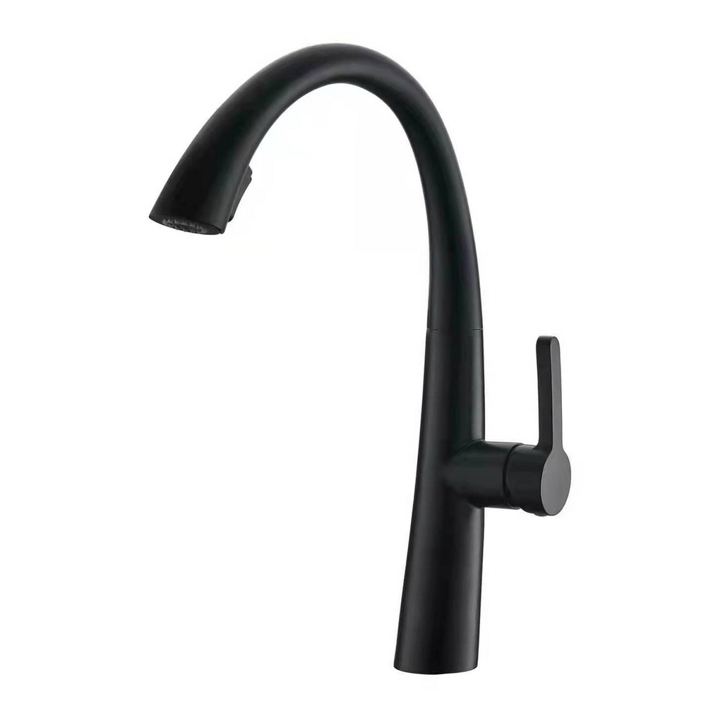 Смеситель для кух 35к ПСМ-301-9 STEEL BLACK тип См-МОЦБИвА, выс пов.излив, выд, лейкаЧЕРНЫЙ-БРОНЗА