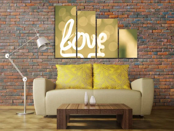 Модульная картина "Признание в любви"