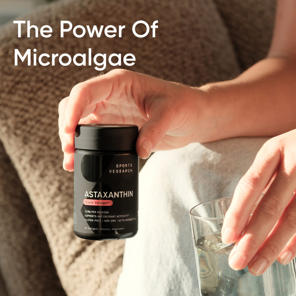 Sports Research, астаксантин, мини-капсулы, 6 мг, 120 капсул