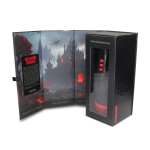 Интерактивный мастурбатор Raven с вакуумом, вибрацией и подсветкой (Цвет: черный)