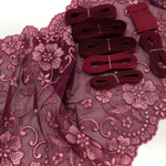 Вышивка на сетке БРУСНИКА, 21см