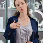 Колье Fiore Luna WHITE PEARL BCN13324-02 S