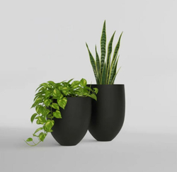 Кашпо, коллекция КОЛОР, форма БАРРЕЛЬ