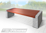 Уличная скамья Start Line Fitness Квартал