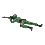 Игрушка "Снайпер", на батарейках, свет/звук, ползает, на блистере, TM "HappyТоша"