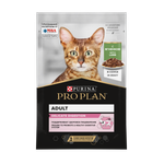 Purina Pro Plan корм консервированный для кошек Nutri Savour Delicate с ягнёнком в соусе пауч 85 гр.