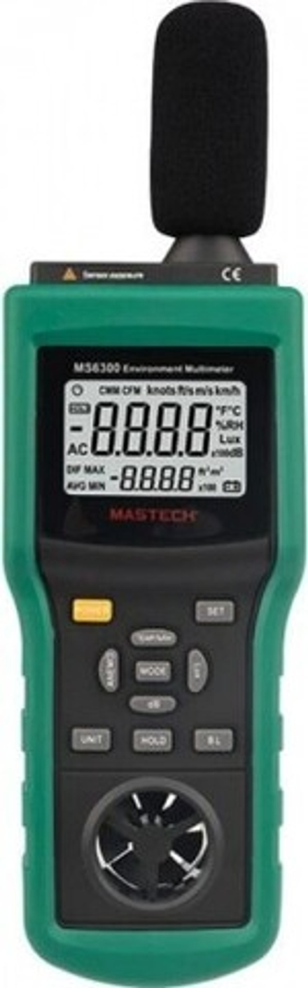 Тестер окружающей среды MASTECH MS6300 многофункциональный 13-1250