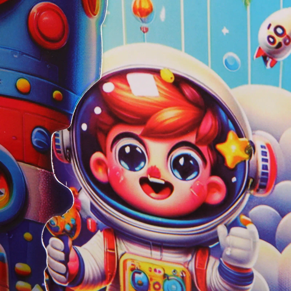 Пакет подарочный «Другая планета» 26*32*10 см