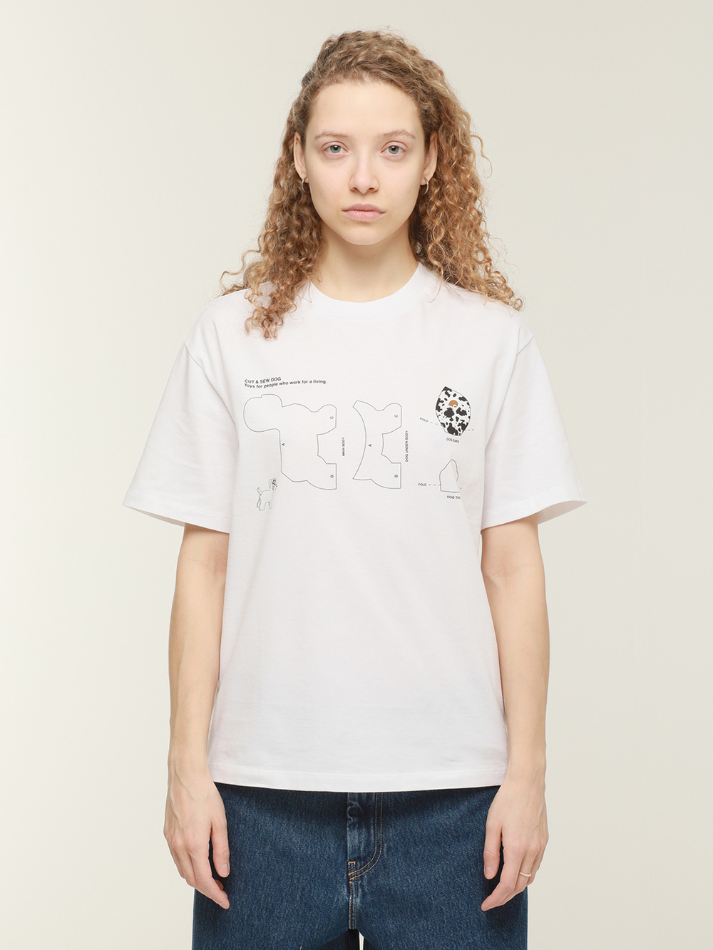 Женская Футболка Cut & Sewn Dog