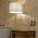 Переключатель / выключатель одноклавишный (белый) Ретро