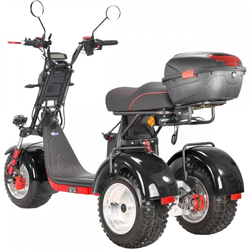 Электроскутер CityCoco White Siberia TRIKE Ikra 5000w черный