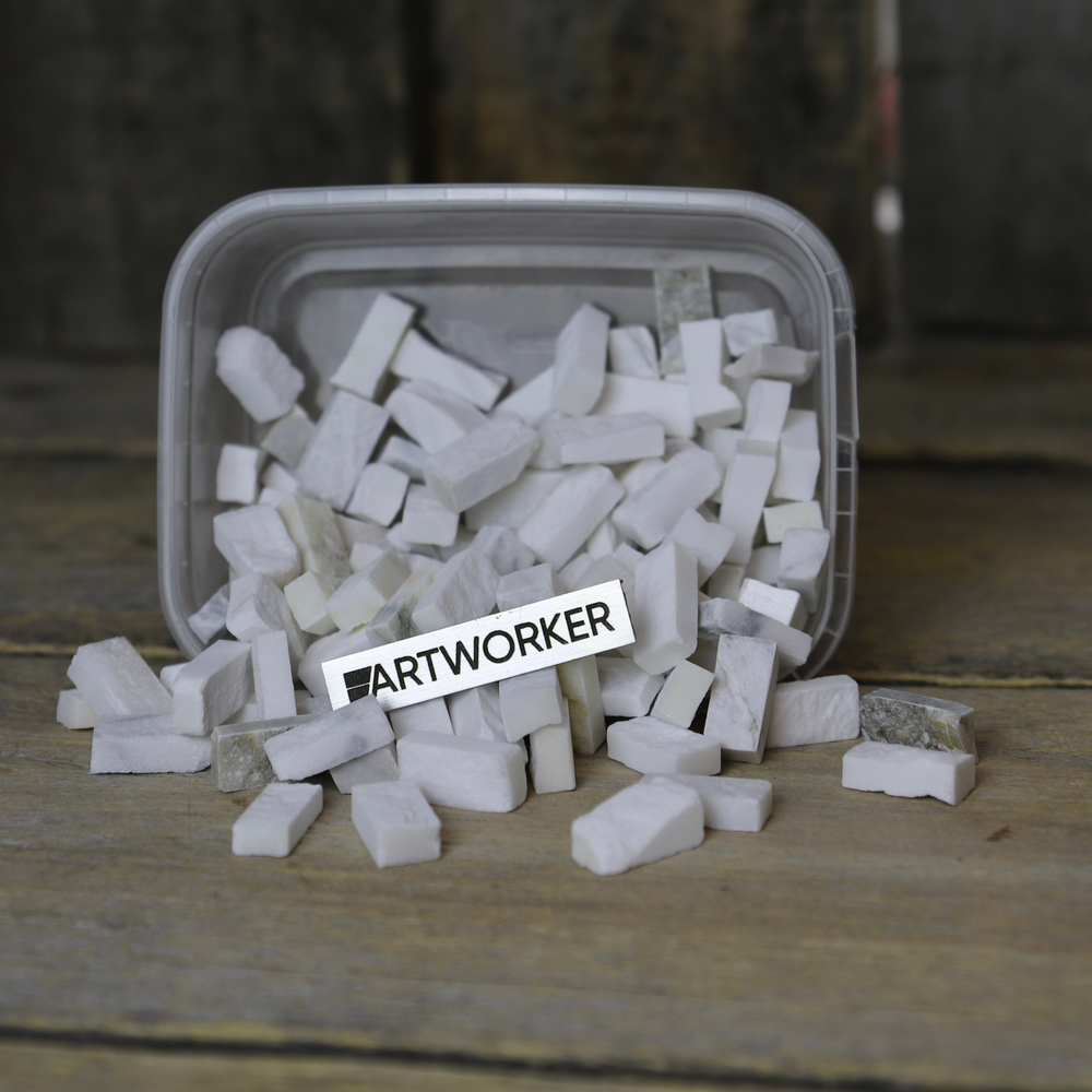 Натуральный камень колотый на модуль для мозаики