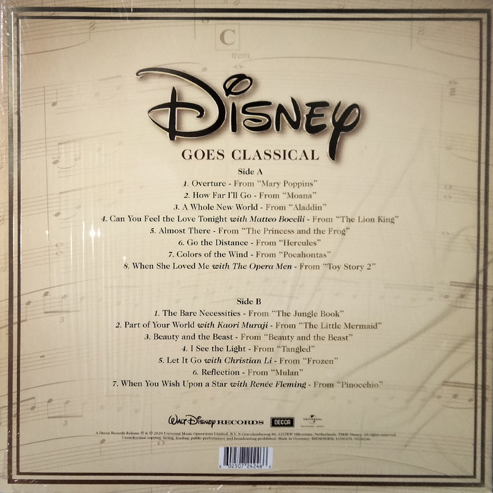 The Royal Philharmonic Orchestra / Disney Goes Classical (LP)