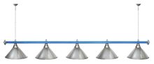 Лампа STARTBILLIARDS 5 пл. (плафоны золотые,штанга золотая,фурнитура золото)