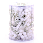 Электрогирлянда LED цветная 100 ламп, 14м, 1 р.м., белый провод, в конце розетка кор