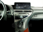 Магнитола для Lexus RX270, RX350 2009-2013 AL10 (монохром) - Teyes LUX ONE ROUND монитор 12.3" 2K QLED на Android 10, CarPlay, 4G SIM-слот, джойстик в комплекте