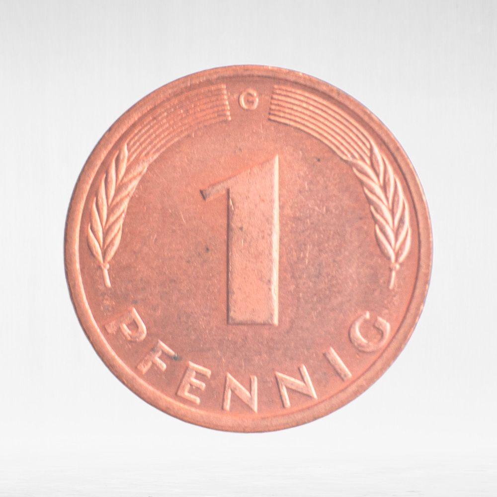 Germany, 1 Pfennig, 1994, (Karlsruhe Mint - "G"), VF