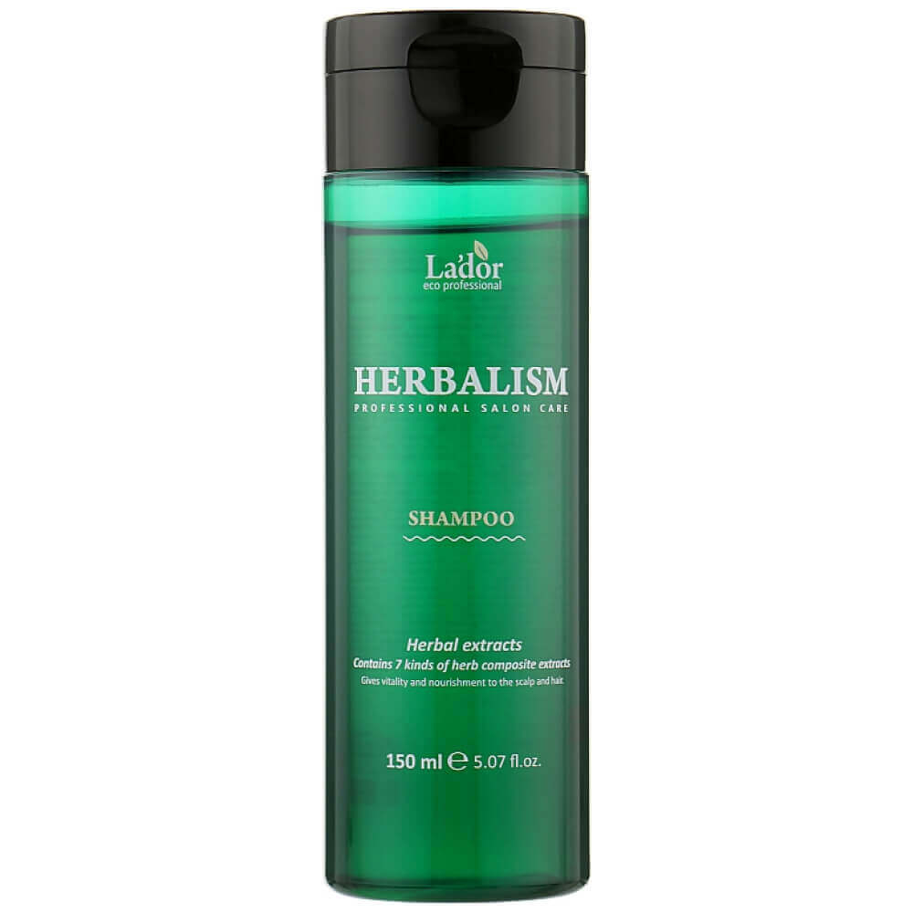 Слабокислотный травяной шампунь с аминокислотами Lador Herbalism Shampoo