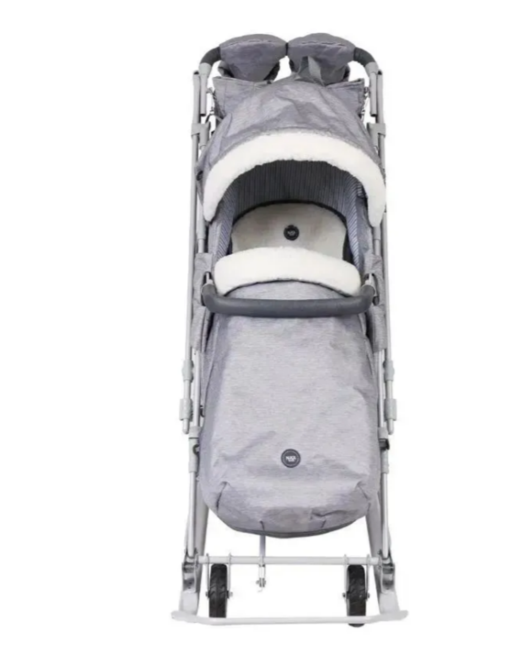 Санки-коляска Nika НД7-8К/9 дымчатый