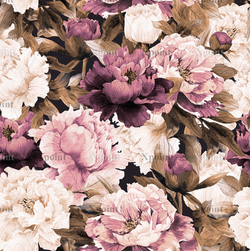 Микровелюр Xpoint 0076.02 Цветы