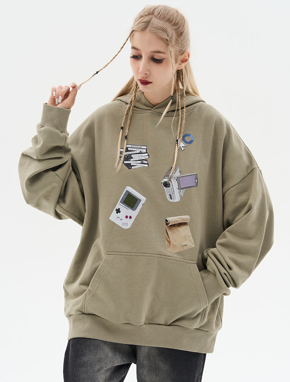 Худи HARSHandCRUEL "Sweet 00's" Oversized Hoodie