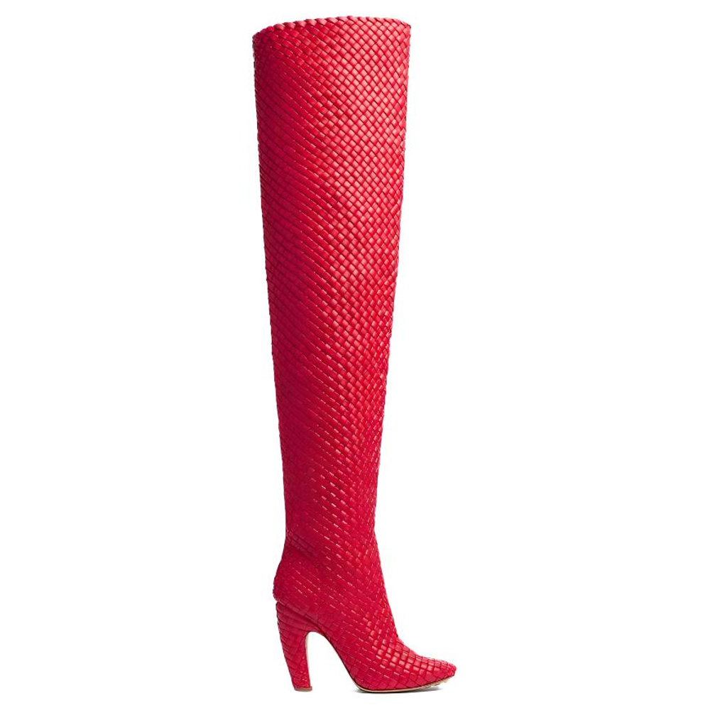 Bottega Veneta Over the knee Boots 10cm Women"s Red