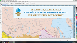 Евразийская транспортная система (150х230 см)