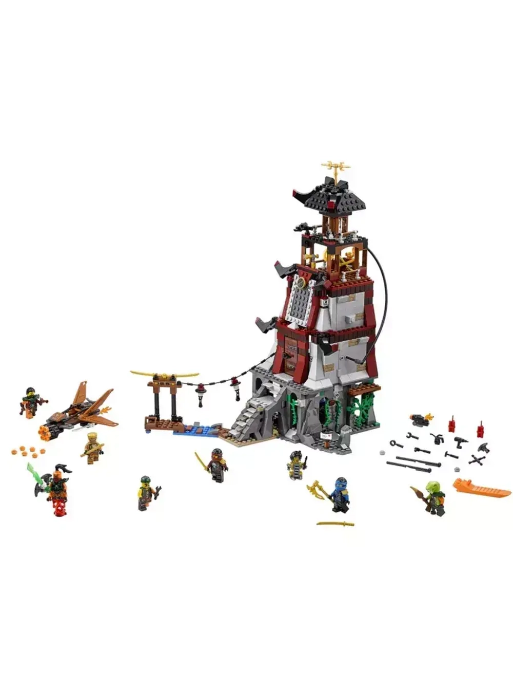 Конструктор Ниндзя Осада маяка 815 деталей