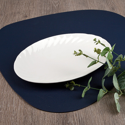 Блюдо сервировочное " " 26*16,5*3см. (min6) (фарфор) (транспортная упаковка)