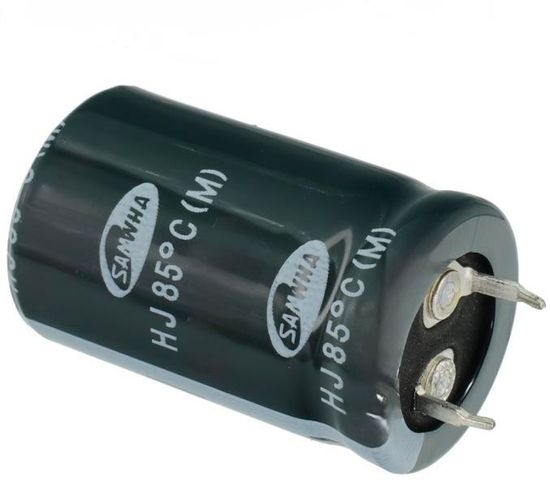 Конденсатор электролитический 680мкФ 200в 85°С HJ / 22х40 / Samwha
