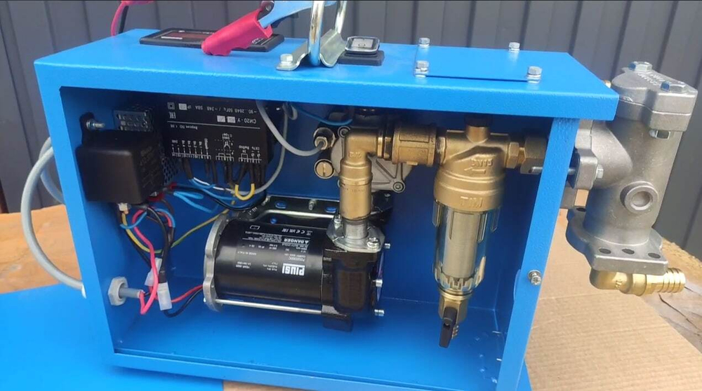 Fuel transfer station EST-02 MINI (dispensing dispenser, 30l/min) (12V/24V)