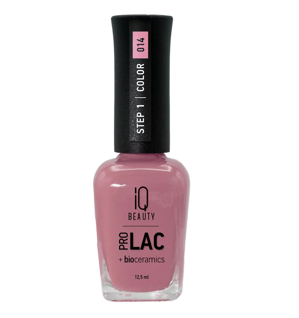 IQ Beauty - Лак для ногтей с биокерамикой 014 , 12.5мл