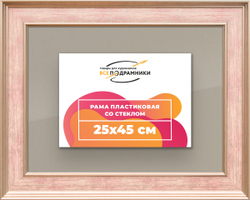 Рамка 25x45 для постера и фотографий